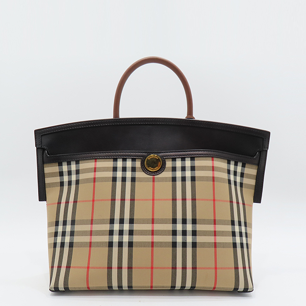 Burberry(������) 80231241 ���� �÷� ���� ��Ƽ�� üũ �һ��̾�Ƽ ���� ž �ڵ� ��Ʈ�� + �����Ʈ�� 2WAY [��õ��] �̹���2 - ���̺��� �߰���ǰ