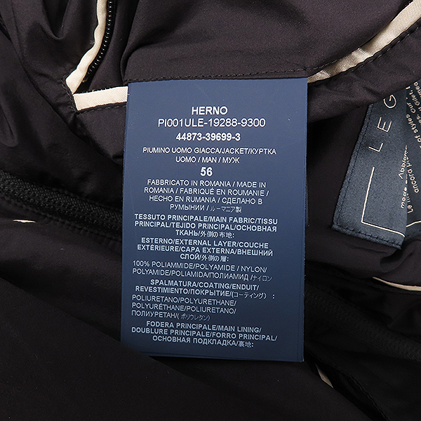 HERNO(������) PI001ULE ���� ���� �ٿ� ���� - 56������ [��������] �̹���5 - ���̺��� �߰���ǰ