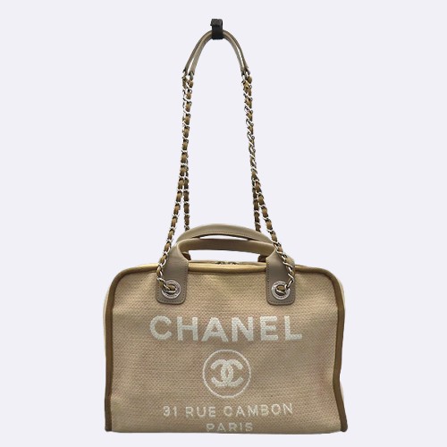 Chanel(����) A92750 31 RUE CAMBON PARIS ������ ĵ���� CC�ΰ� Deauville(����) ���� ��Ʈ�� + ü�ν�Ʈ�� [û��������] �̹���4 - ���̺��� �߰���ǰ