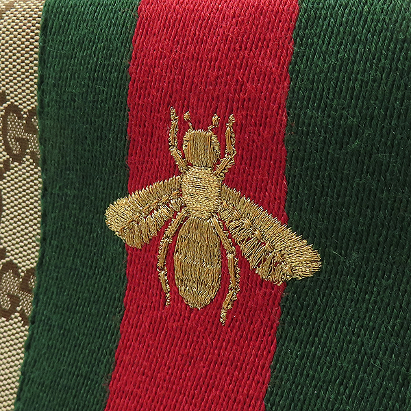 Gucci(����) 412008 GG�ΰ� ĵ���� Red and Green Web Golden Bee (�ܹ�) �ڼ� ���� ���� ũ�ν��� [��������] �̹���5 - ���̺��� �߰���ǰ