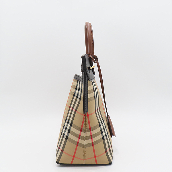 Burberry(������) 80231241 ���� �÷� ���� ��Ƽ�� üũ �һ��̾�Ƽ ���� ž �ڵ� ��Ʈ�� + �����Ʈ�� 2WAY [��õ��] �̹���3 - ���̺��� �߰���ǰ