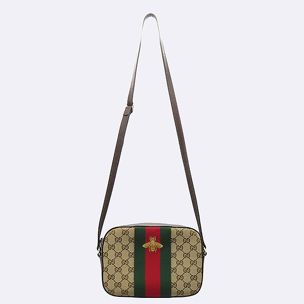 Gucci(����) 412008 GG�ΰ� ĵ���� Red and Green Web Golden Bee (�ܹ�) �ڼ� ���� ���� ũ�ν��� [��������] �̹���4 - ���̺��� �߰���ǰ