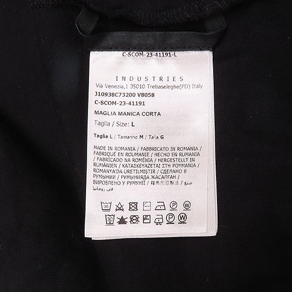 MONCLER(��Ŭ����) J10938C73200 MAGLIA MANICA CORTA ���� �÷� �� 100% �ΰ� ������ ���� Ƽ  - L ������ [��������] �̹���5 - ���̺��� �߰���ǰ