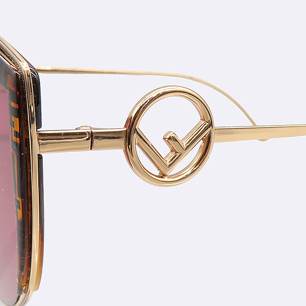 Fendi(���) FF0290 ������Ʈ ��ũ ���� F ���� �ΰ� Ĺ���� ������ ���۶� [��������] �̹���3 - ���̺��� �߰���ǰ