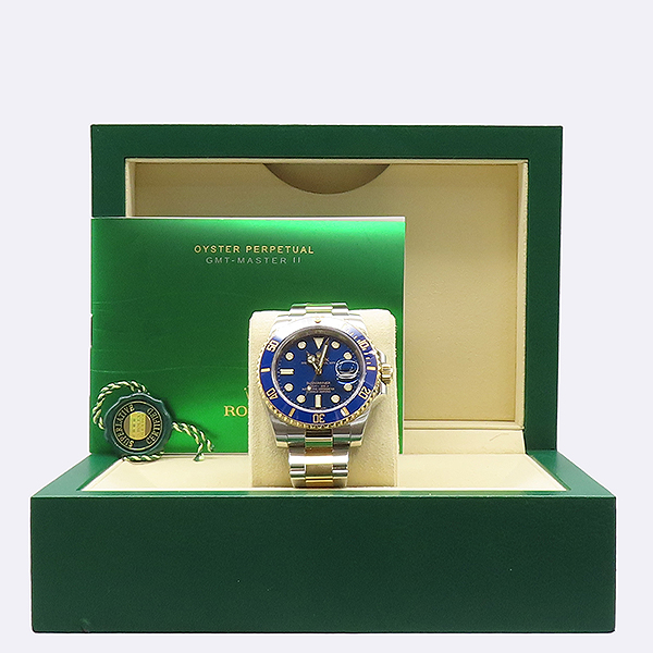 Rolex(�η���) 116613LB ���긶���� ����Ʈ û�� �޺�(û��) ���̽��� �극�̽��� ��ƿ ������ �ð� [û��������] �̹���5 - ���̺��� �߰���ǰ