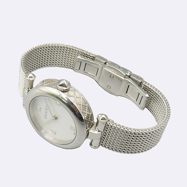 Gucci(����) YA141504 ��Ƹ���ø� 2018 ĳ������ �÷��� 27mm �ڰ� ���̾� �� ����Ʈ ��Ż ��ƿ ��� ���� ������ �ð� [�����νż�����] �̹���2 - ���̺��� �߰���ǰ