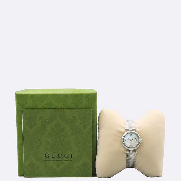 Gucci(����) YA141504 ��Ƹ���ø� 2018 ĳ������ �÷��� 27mm �ڰ� ���̾� �� ����Ʈ ��Ż ��ƿ ��� ���� ������ �ð� [�����νż�����] �̹���5 - ���̺��� �߰���ǰ