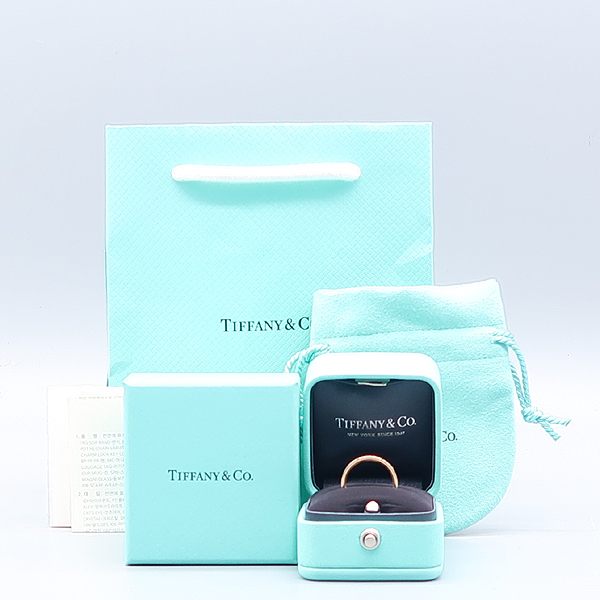 Tiffany(Ƽ�Ĵ�) 18K(750) ��ũ ���Tiffany&Co ���� �ΰ� �긱����Ʈ 3����Ʈ ���̾� 3MM ���� - 9ȣ [����������] �̹���3 - ���̺��� �߰���ǰ