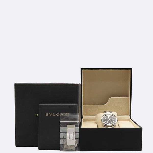 Bvlgari(�Ұ���) ST37S SOLOTEMPO �ַ����� ���� ���̾� ������ ���� ��ƿ �ð� [�ϻ�Ե���] �̹���6 - ���̺��� �߰���ǰ