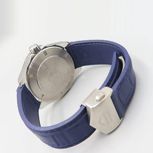 Tag Heuer(�±�ȣ�̾�) WAY201P ����� ����� �����Ʒ��̼� 300M Į���� 5 �����ƽ 43MM ũ��Ŀ���� ���� ��� ���� �ð� + ��ƿ ��� [��ź�Ե���] �̹���3 - ���̺��� �߰���ǰ