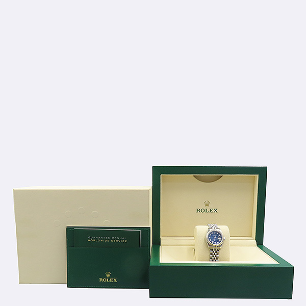 Rolex(�η���) 179174 û�� ���̾� DATEJUST(����Ʈ����Ʈ) 10P ���̾� ��ƿ ������ �����ƽ �ð� [��������] �̹���6 - ���̺��� �߰���ǰ