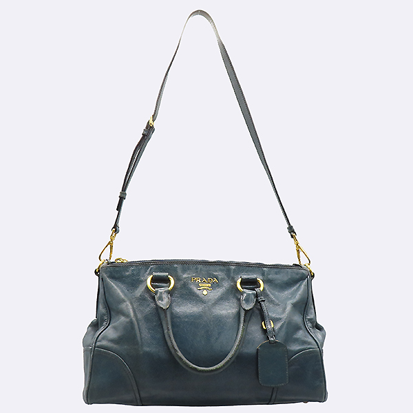 Prada(�����) BN2324 VITELLO SHINE(���ڷ� ����) ���� �ΰ� ��� ��Ʈ�� + �����Ʈ�� 2WAY [��������] �̹���4 - ���̺��� �߰���ǰ