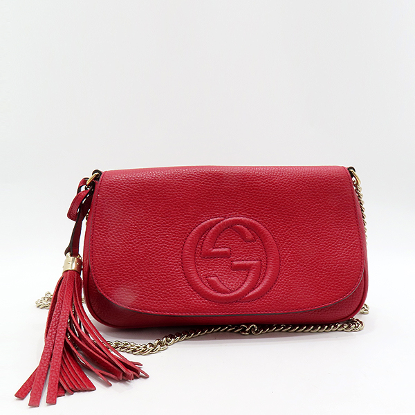 Gucci(����) 536224 ���� ���� SOHO ��ȣ ���ͷ�ŷ �׽���� �ΰ� ��Ƽġ ����Ż ü�� ũ�ν��� [��õ��] �̹���2 - ���̺��� �߰���ǰ