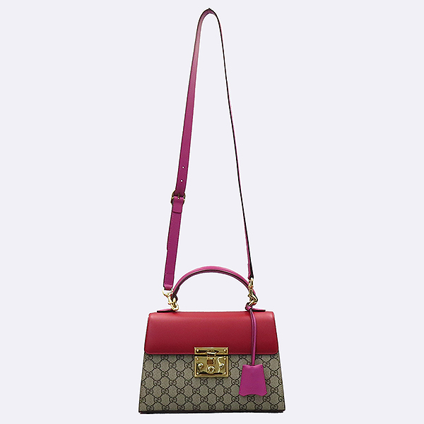 Gucci(����) 453188 GG�ΰ� ������ ĵ���� ���� ���� ȥ�� ����Ż Padlock �е�� ���� �ڵ� �÷� ��Ʈ�� + �����Ʈ�� 2WAY [��������] �̹���4 - ���̺��� �߰���ǰ