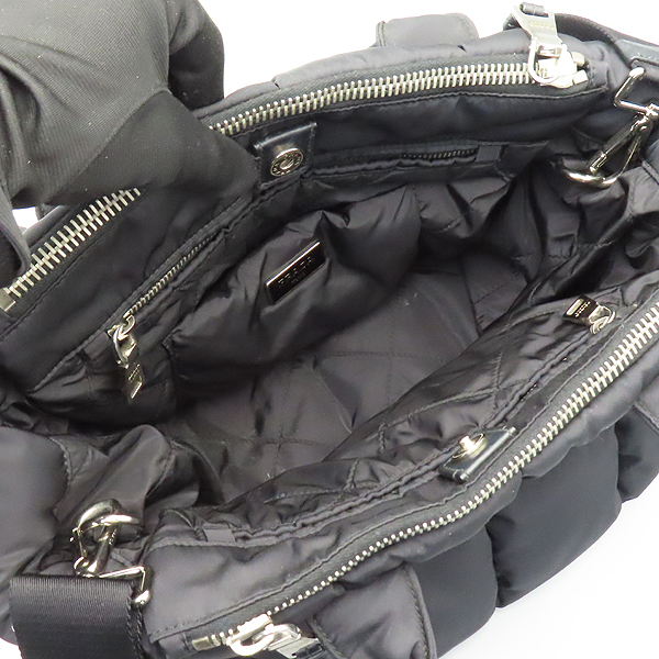 Prada(�����) BN2636 TESSUT(�׼���) BOMBER(����) �е� ��Ʈ�� + ��� ��Ʈ�� [û��������] �̹���6 - ���̺��� �߰���ǰ