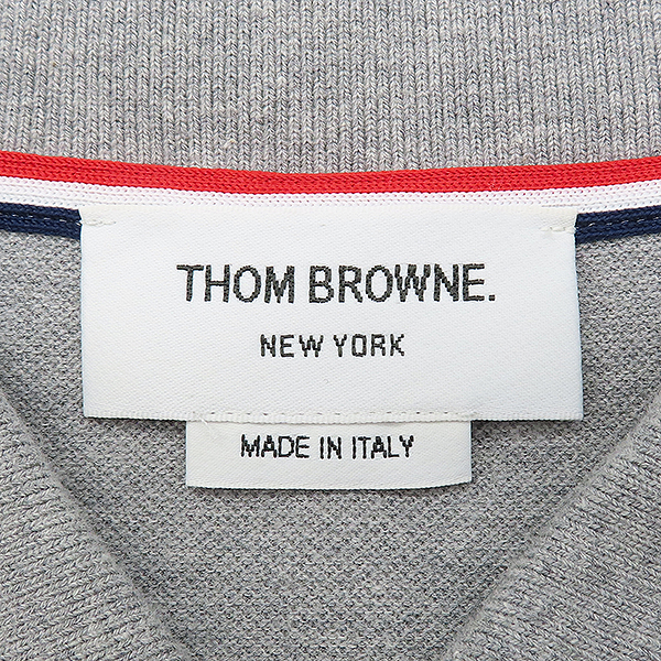THOM BROWNE(�����) MJP110A �׷��� �÷���ư ���̵� �缱�� ���� ī�� Ƽ - 5������ [��������] �̹���4 - ���̺��� �߰���ǰ