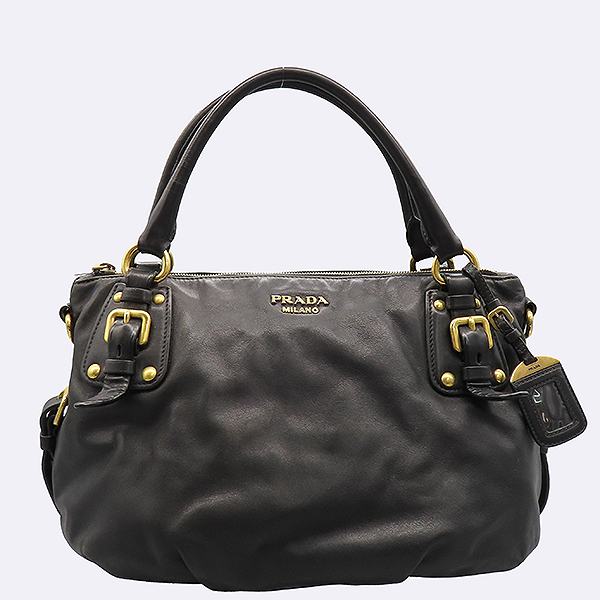 Prada(�����) BR4281 SOFTCALF NERO ����Ʈ ī����Ų ���� ����ΰ� ��Ʈ�� + �����Ʈ�� 2WAY [��������] �̹���2 - ���̺��� �߰���ǰ
