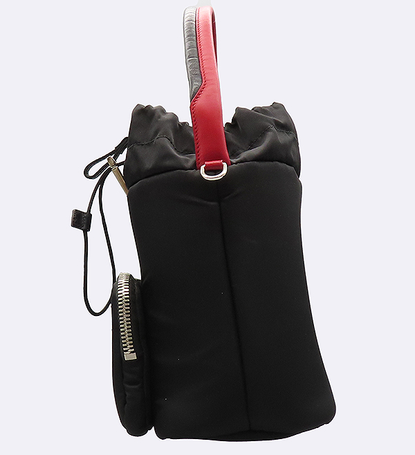 Prada(�����) 1BE026 �׼��� ���� �ﰢ �ΰ� ��� ��Ŷ ��Ʈ�� + ��Ʈ�� [��������] �̹���3 - ���̺��� �߰���ǰ