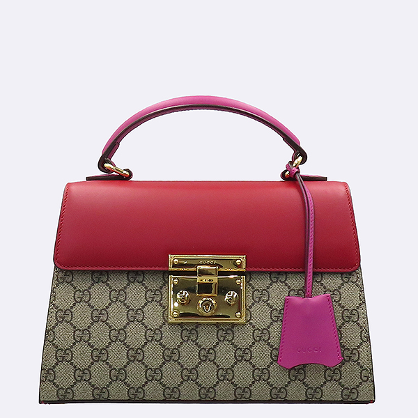Gucci(����) 453188 GG�ΰ� ������ ĵ���� ���� ���� ȥ�� ����Ż Padlock �е�� ���� �ڵ� �÷� ��Ʈ�� + �����Ʈ�� 2WAY [��������] �̹���2 - ���̺��� �߰���ǰ