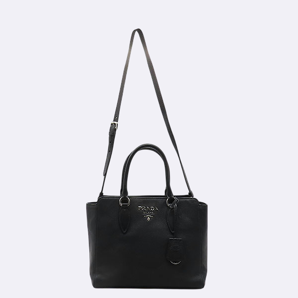 Prada(�����) 1BA205 ���� ���� ���ڷ� �Ǵн� ���� �ΰ� ��� ��Ʈ�� + ũ�ν� ��Ʈ�� 2WAY [�λ꼾�Һ���] �̹���2 - ���̺��� �߰���ǰ