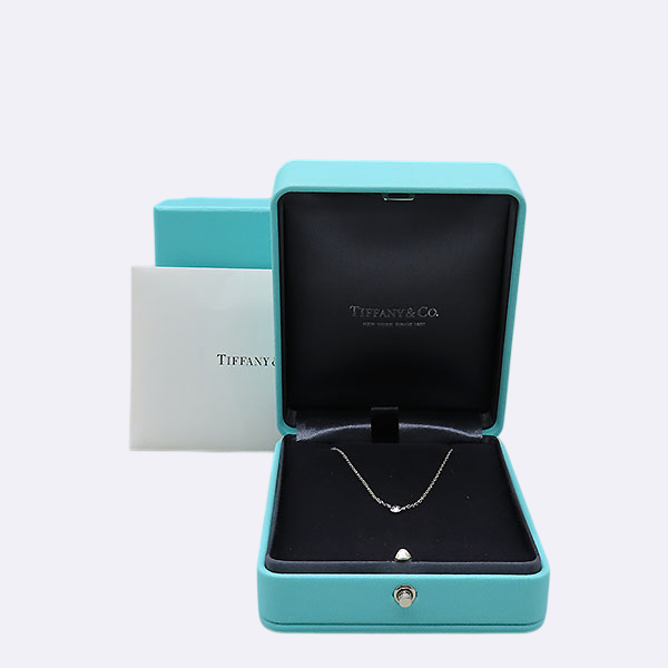 Tiffany(Ƽ�Ĵ�) 12595816 PT950 �÷�Ƽ�� ��� ELSA PERETI �����۷�Ƽ ���� �� �ߵ� 1����Ʈ 0.08ĳ�� ���̾� ����� [�λ꼾�Һ���] �̹���6 - ���̺��� �߰���ǰ