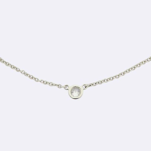 Tiffany(Ƽ�Ĵ�) 12595816 PT950 �÷�Ƽ�� ��� ELSA PERETI �����۷�Ƽ ���� �� �ߵ� 1����Ʈ 0.08ĳ�� ���̾� ����� [�λ꼾�Һ���] �̹���2 - ���̺��� �߰���ǰ