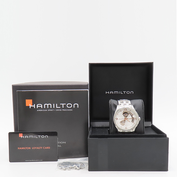 HAMILTON(�ع���) H32565155 JAZZMASTER OPEN HEART(������Ʈ) �ý���� �����ƽ ��ƿ��� ������ �ð� [��õ��] �̹���5 - ���̺��� �߰���ǰ