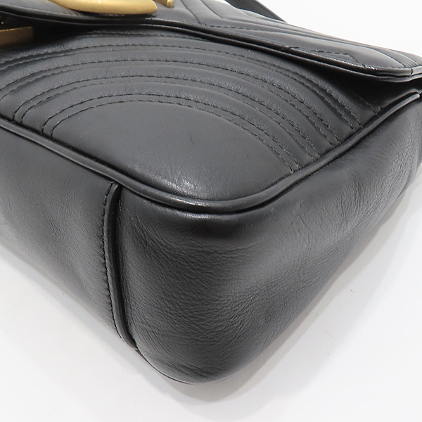 Gucci(����) 443496 ���� ��Ʋ�� ���� �̵�� M ������ ����� ��Ʈ��Ƽġ GG Marmont ����Ʈ ü�� �÷� ����� [��õ��] �̹���5 - ���̺��� �߰���ǰ