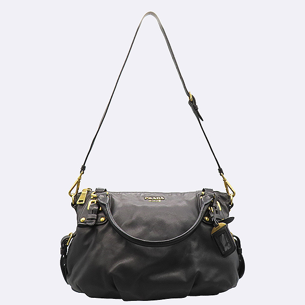 Prada(�����) BR4281 SOFTCALF NERO ����Ʈ ī����Ų ���� ����ΰ� ��Ʈ�� + �����Ʈ�� 2WAY [��������] �̹���4 - ���̺��� �߰���ǰ