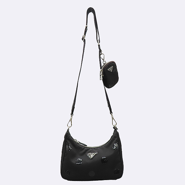 Prada(�����) 1BH204 ������� 2005 �����Ϸ�  ��ī ��Ʈ ü�� ����� + ũ�ν���Ʈ�� 2WAY [��������] �̹���4 - ���̺��� �߰���ǰ