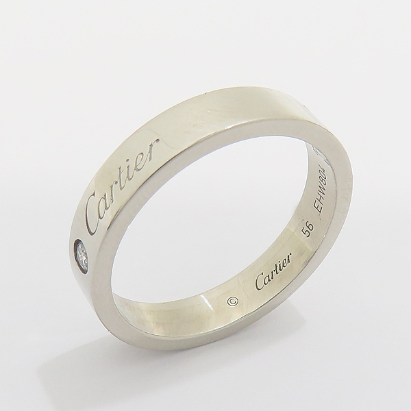 Cartier(��쿡) B4098256 PT950(�÷�Ƽ��) C de Cartier (C �� ��쿡) 1����Ʈ ���̾� 4MM ���� - 16ȣ [��õ��] �̹���2 - ���̺��� �߰���ǰ