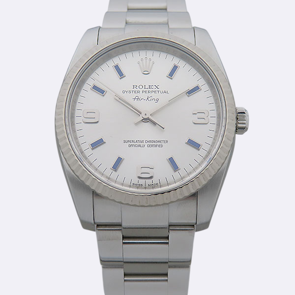 Rolex(�η���) 114234 ���̽��� ������� AIR KING(����ŷ) �����ƽ ��ƿ �����ð� [�λ꼾�Һ���]