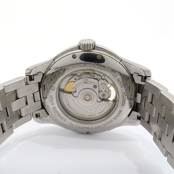 HAMILTON(�ع���) H32565155 JAZZMASTER OPEN HEART(������Ʈ) �ý���� �����ƽ ��ƿ��� ������ �ð� [��õ��] �̹���4 - ���̺��� �߰���ǰ