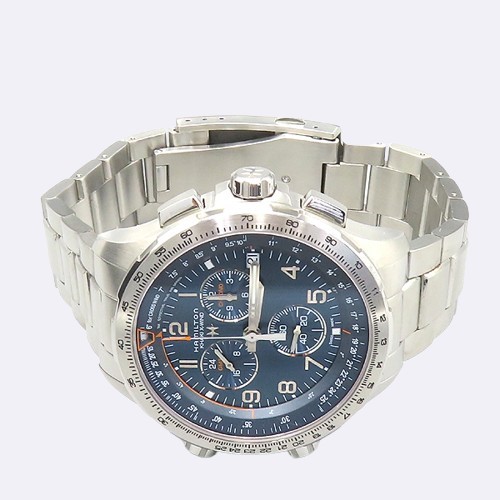 HAMILTON(�ع���) H77922141 īŰ X-���� (Khaki Aviation X-Wind) 46MM GMT ũ�γ�׷��� ���� ��ƿ ����Ʈ ������ �ð� [û��������] �̹���2 - ���̺��� �߰���ǰ