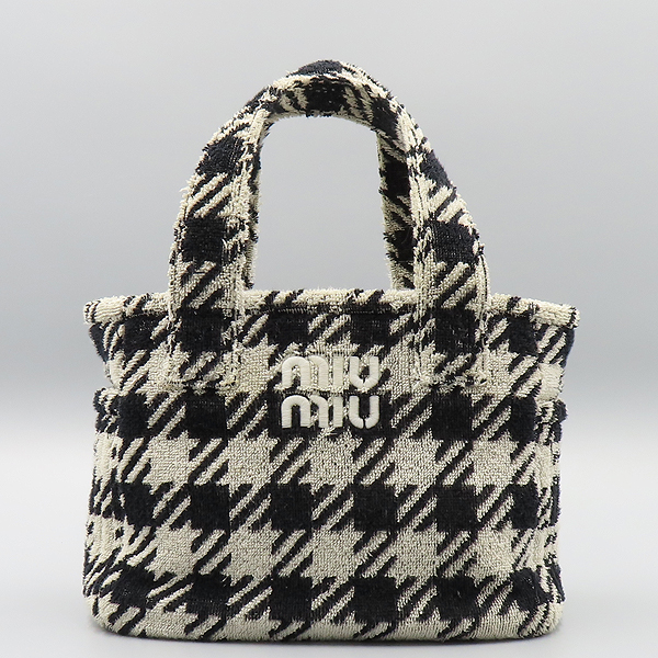 MiuMiu(�̿�̿�) 5BA228 ���� ���̺��� �ڼ� �ΰ� �׸� Ŭ�ν� ��Ʈ�� + �����Ʈ�� [�ϳ��̻���] �̹���2 - ���̺��� �߰���ǰ