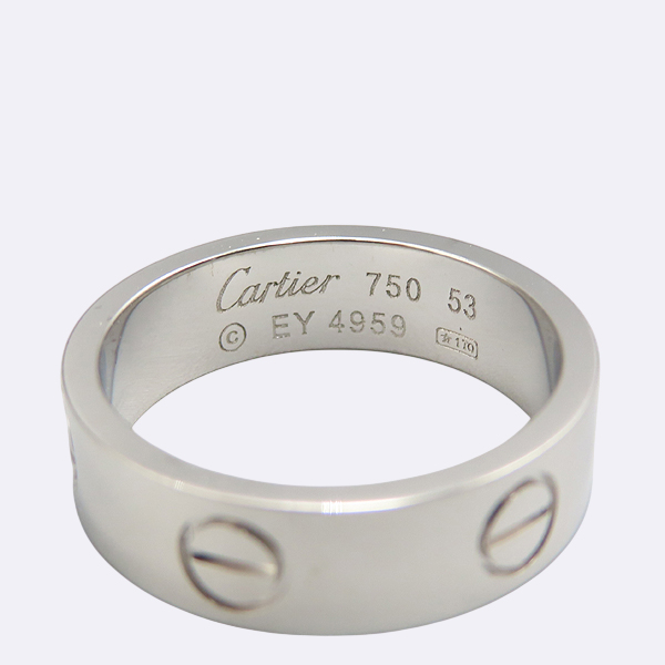 Cartier(��쿡) B4022653 AU750 18K ȭ��Ʈ��� LOVE RING ���긵 5.5MM ���� - 13ȣ [��������] �̹���4 - ���̺��� �߰���ǰ
