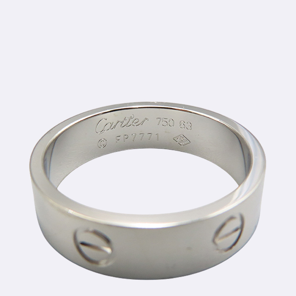 Cartier(��쿡) B4022663 AU750 18K ȭ��Ʈ��� LOVE RING ���긵 5.5MM ���� - 23ȣ [��������] �̹���3 - ���̺��� �߰���ǰ