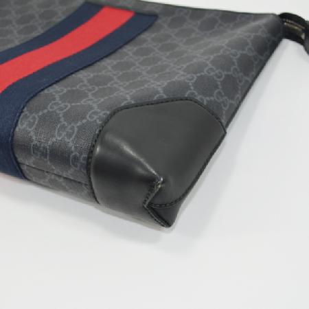 Gucci(����) 523603 GG �ΰ� PVC ���� ���� Ʈ���� ������ �Ｑ Ŭ��ġ + �ո�Ʈ�� �̹���3 - ���̺��� �߰���ǰ