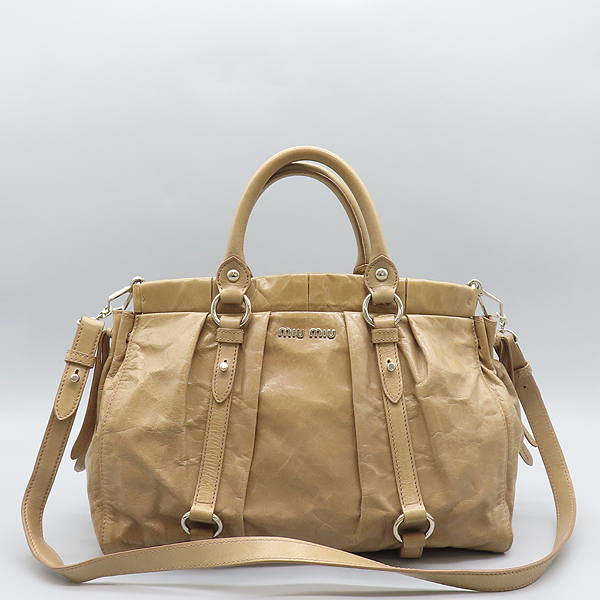 MiuMiu(�̿�̿�) RT0383  ���� �÷� ��Ƽ�� ���� ���� �ΰ� ��� ��ÿ ��Ʈ�� + �����Ʈ�� 2-WAY [���̷Ե���] �̹���2 - ���̺��� �߰���ǰ