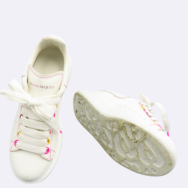 ALEXANDER MCQUEEN(�˷���� ����) 553770 ȭ��Ʈ ���� ���κ��� ��ũ ��Ƽġ ������ ������ ����Ŀ�� - 230MM [��������] �̹���2 - ���̺��� �߰���ǰ