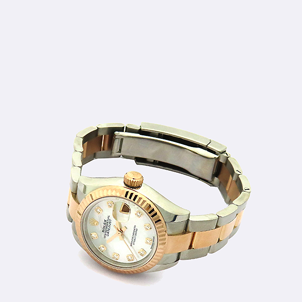 Rolex(�η���) 279171 18K ���������� �ڰ��� DATE JUST(��������Ʈ) 28MM 10����Ʈ ���̾� ���̽��� ��� ������ �ð� [�λ꼾�Һ���] �̹���2 - ���̺��� �߰���ǰ