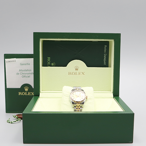 Rolex(�η���) 179173 DATEJUST ��������Ʈ 26MM �ε��� �� 18K �޺� ������ ��� �� ����� �극�̽��� ������ �ð� [�뱸��������] �̹���5 - ���̺��� �߰���ǰ