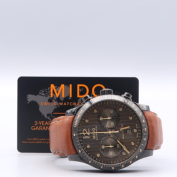 MIDO(�̵�) M025.627.36.061.10 ��Ƽ��Ʈ �ý���� 44MM ���׹�� �����ƽ ������ �ð� [����������] �̹���5 - ���̺��� �߰���ǰ
