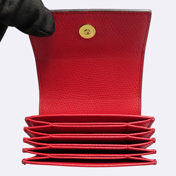 VALENTINO(�߷�Ƽ��) XW2P0X36SNP ���� ���� ���� V�ΰ� ��� ���ڵ�� ī�� Ȧ�� [��������] �̹���5 - ���̺��� �߰���ǰ