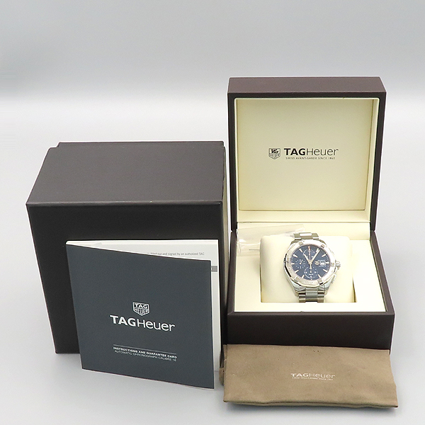 Tag Heuer(�±�ȣ�̾�) CAY2112 AQUARACER �����Ʒ��̼� ũ�γ�׷��� Į���� 16 ������̾� 43MM �����ƽ ��ƿ ������ �ð� [õ�Ƚż�����] �̹���7 - ���̺��� �߰���ǰ