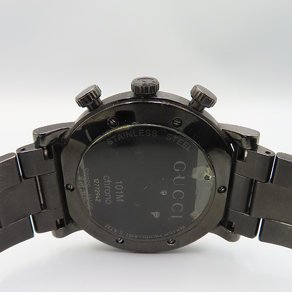 Gucci(����) YA101340 101M G ũ�γ� 44MM ���̾� ���� ���� PVD ��ƿ ���� ���� �ð� [��ź�Ե���] �̹���5 - ���̺��� �߰���ǰ