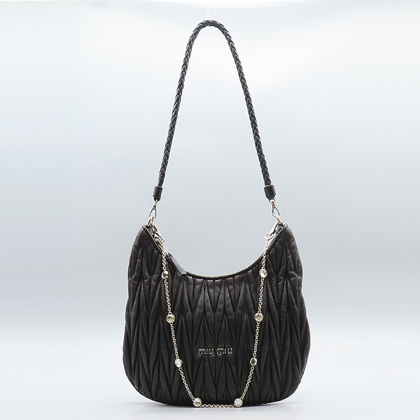 MiuMiu(�̿�̿�) 5BC085 ���� ���� ��Ʋ��� ũ����Ż ü�� ȣ�� ����� [���̷Ե���] �̹���2 - ���̺��� �߰���ǰ