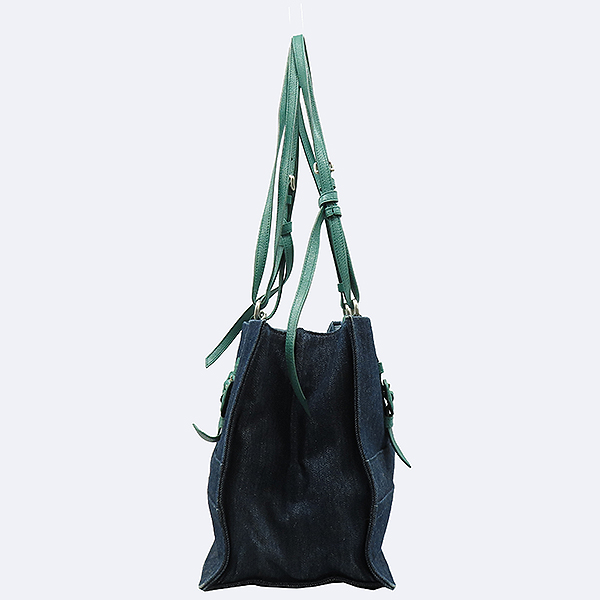 Prada(�����) 1BG122 DENIM + GLACE CALF (���� + �۶� ī��) ��Ƽ�� ������ ����� [��������] �̹���3 - ���̺��� �߰���ǰ