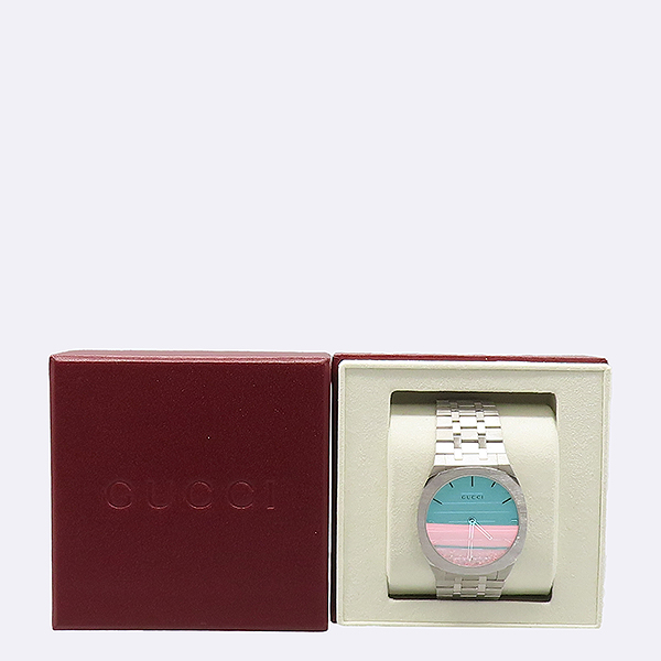 Gucci(����) 704381 25H ���� ���� ���̾� 38MM ���� �ð� [�����] �̹���5 - ���̺��� �߰���ǰ