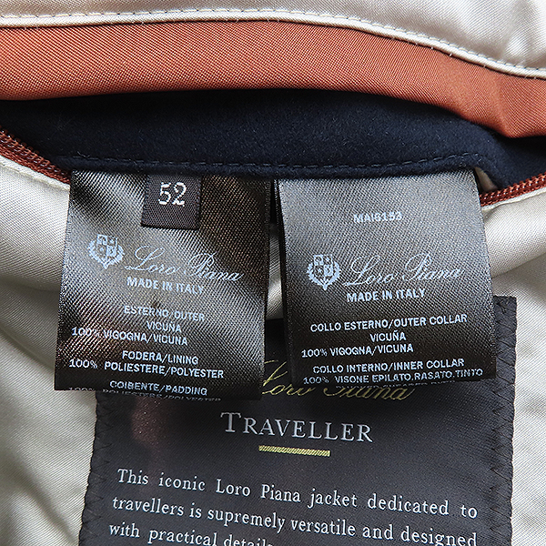 LORO PIANA(�η��ǾƳ�) FAE6310 ���� ���̺� ������ Ʈ������ ������ ���� ��Ʈ ���� - 52������ [�б�����] �̹���5 - ���̺��� �߰���ǰ